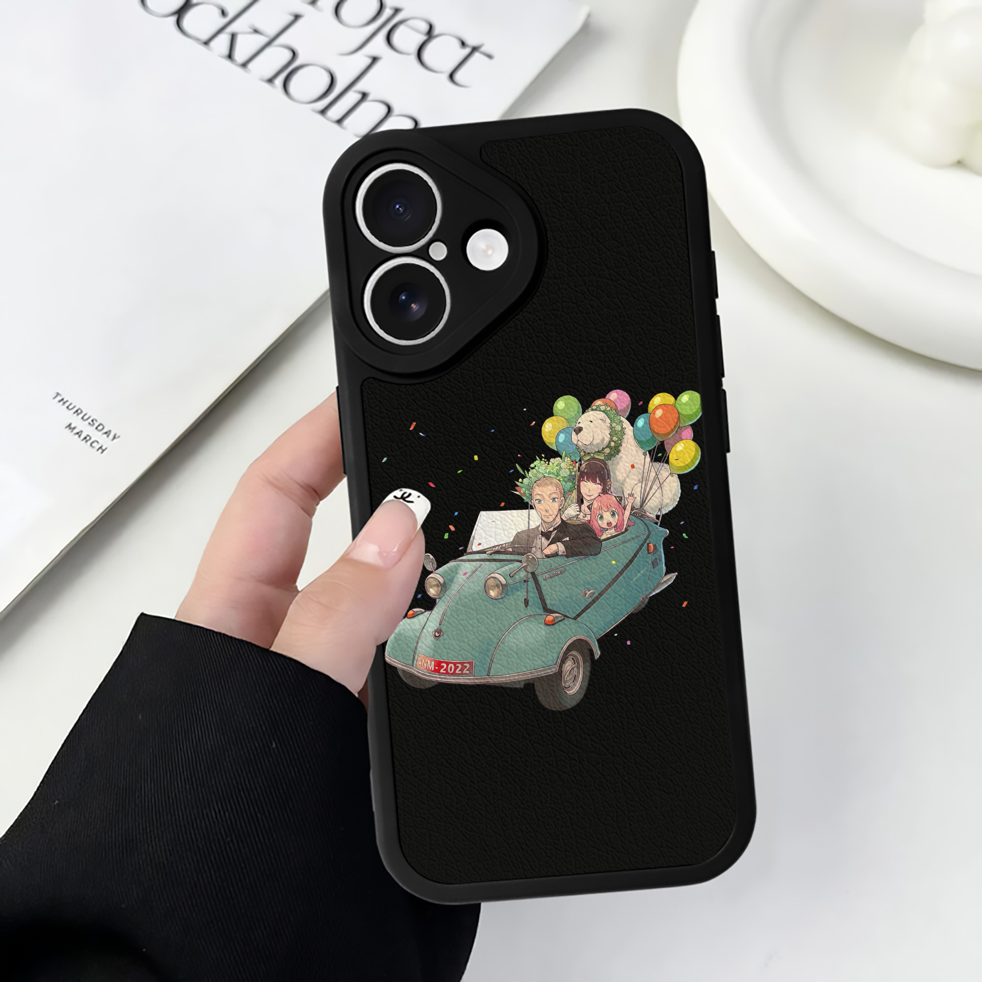 （画像用） SPY×FAMILY间谍家家酒 【iPhone 16シリーズ対応】シリコンスマホケース（レザー調） 材質：シリコン